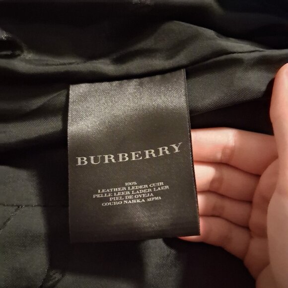 Burberry Prorsum Leather coat Pristine condition size US 4/ IT 38 - Picture 8 of 9